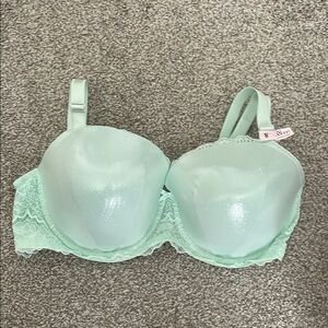 Victoria's Secret Green T-Shirt Bra with Underwire Support
